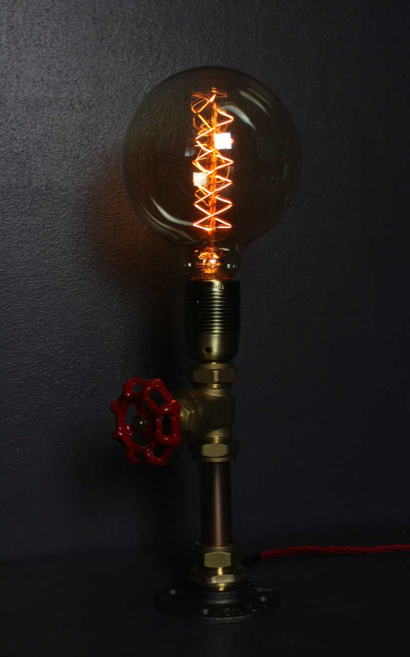 Valve-Lamp-with-spiral-incandescent-bulb-by-Emmet-Bosonnet-of-Kopper-Kreation-in-Dublin-Ireland