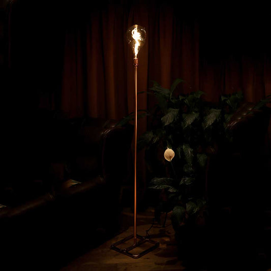 Big Bulb Copper Floor Lamp